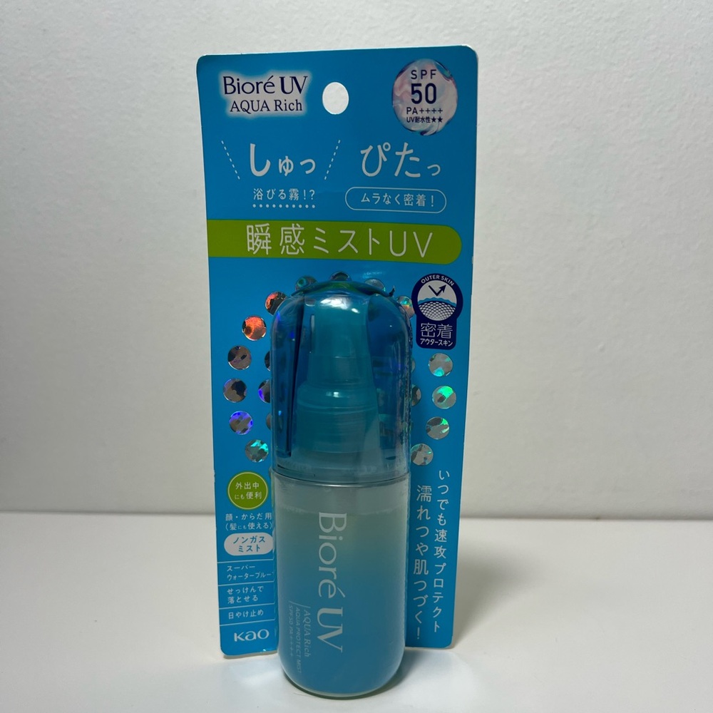 Biore UV Aqua Rich Aqua Protect Sunscreen Mist SPF 50 PA++++ - Picture 5 of 8